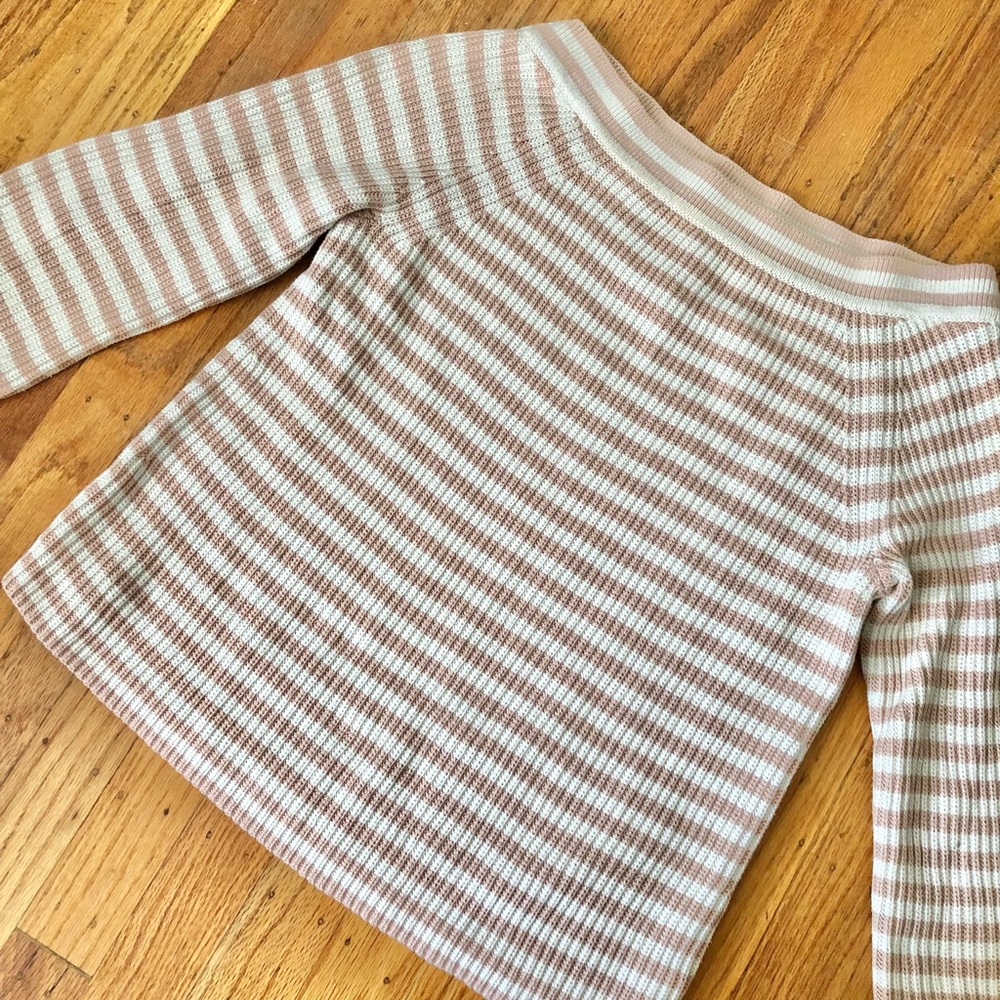J Crew Striped Swearer